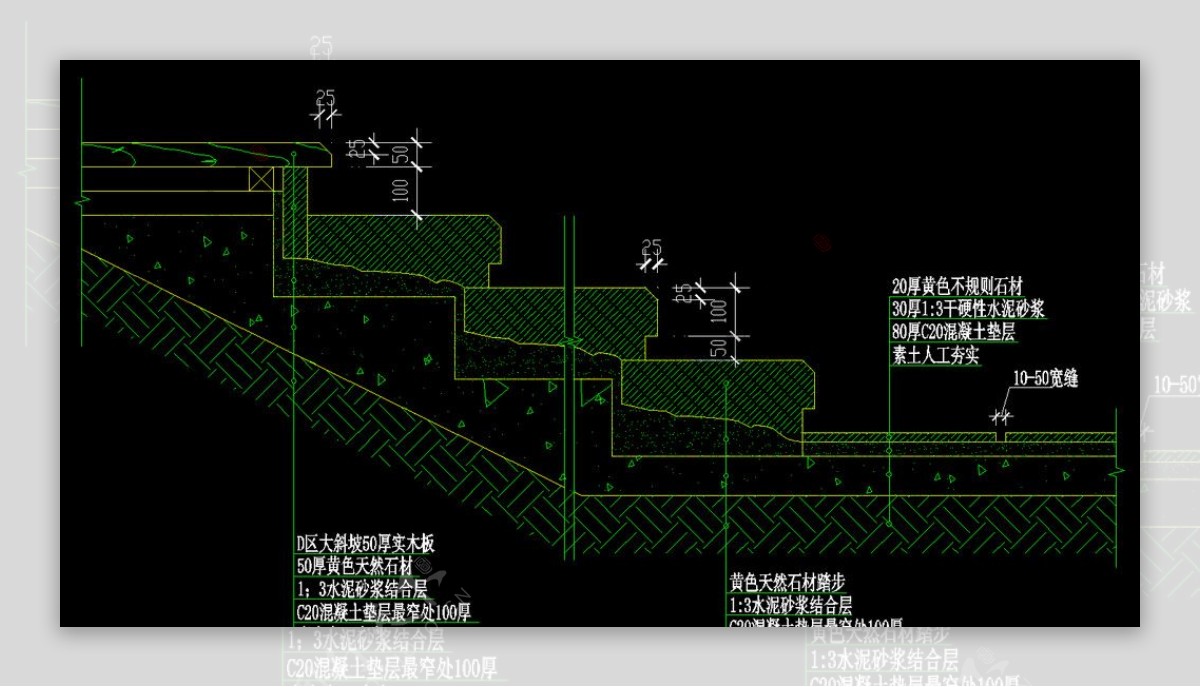 细部剖面图片