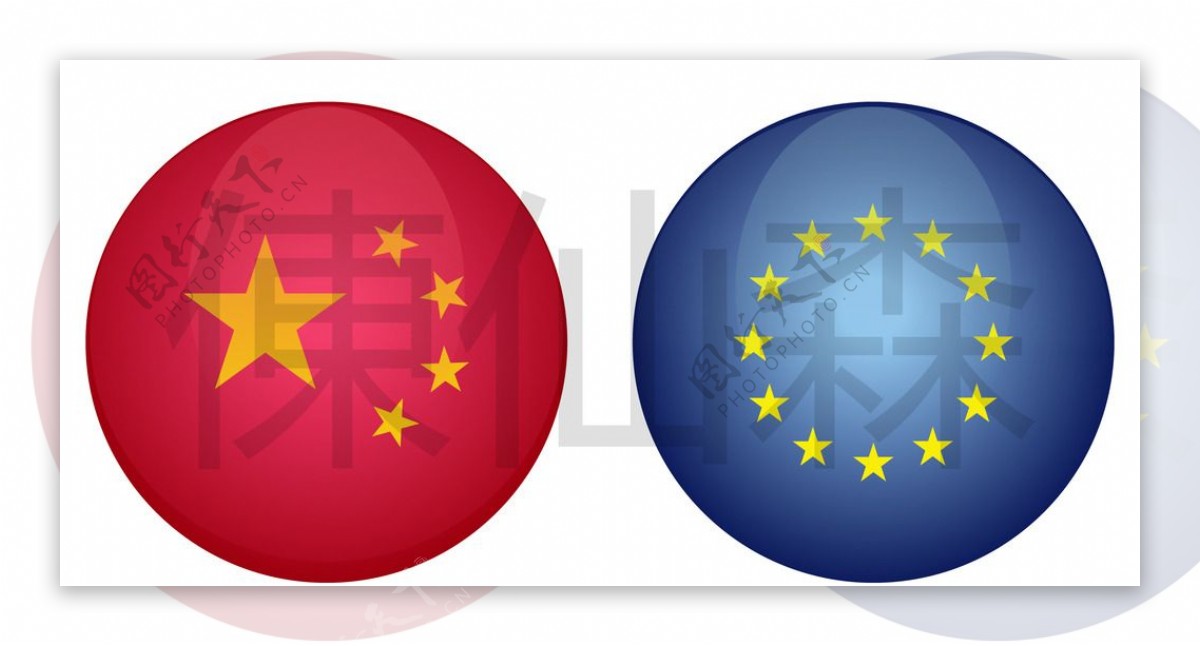 中国欧盟球形LOGO图片