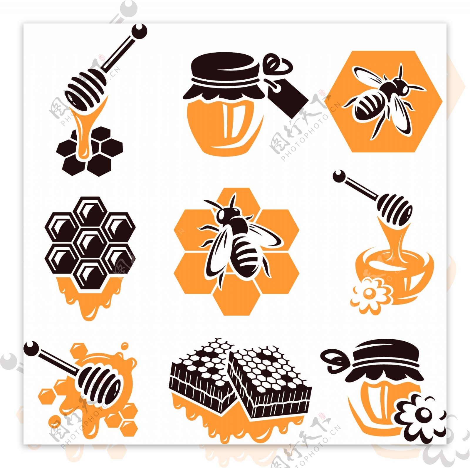 蜂蜜图标图片