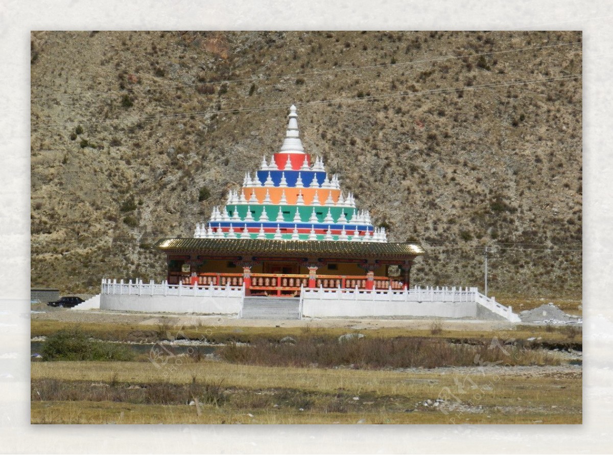藏族佛塔图片