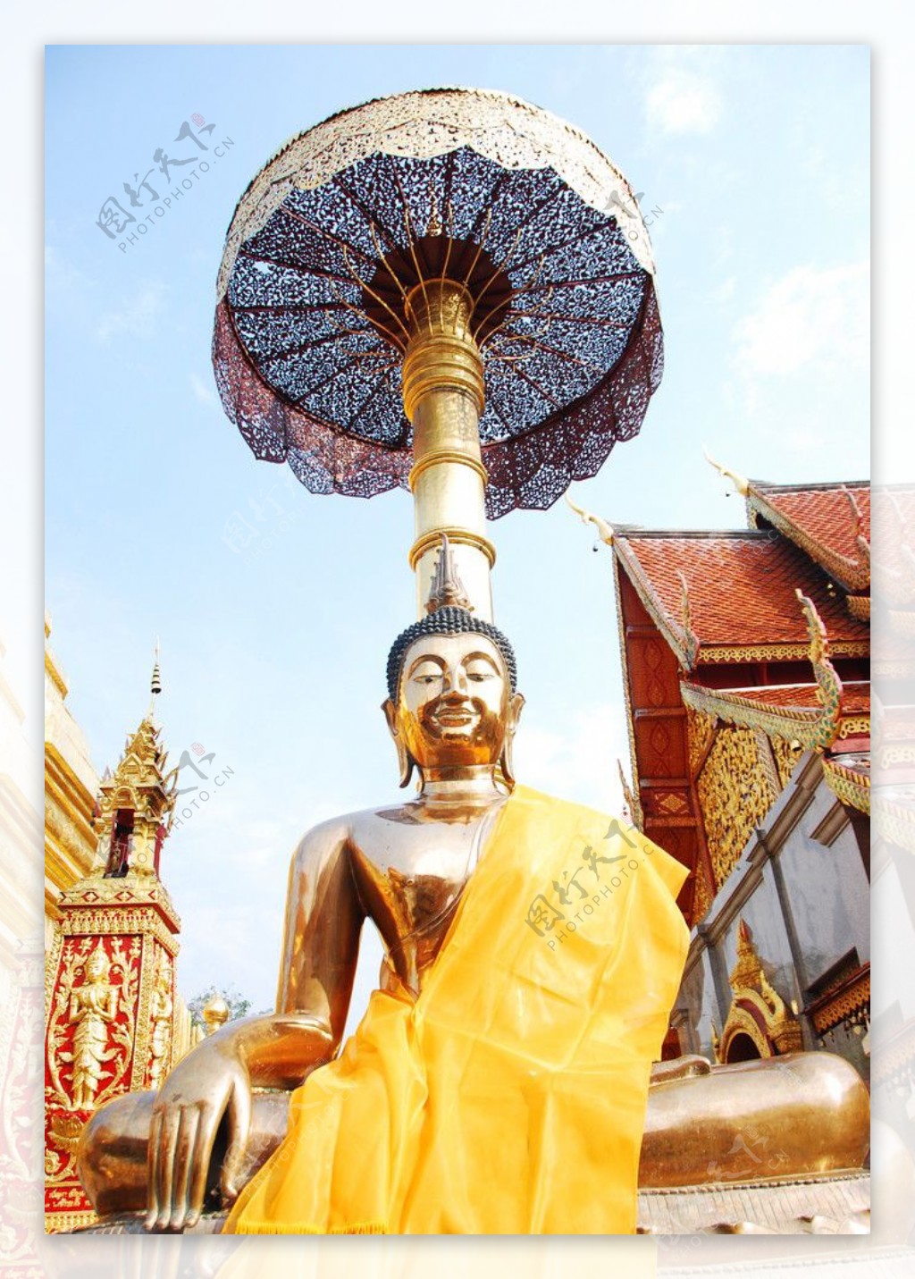 泰国清迈双龙寺图片