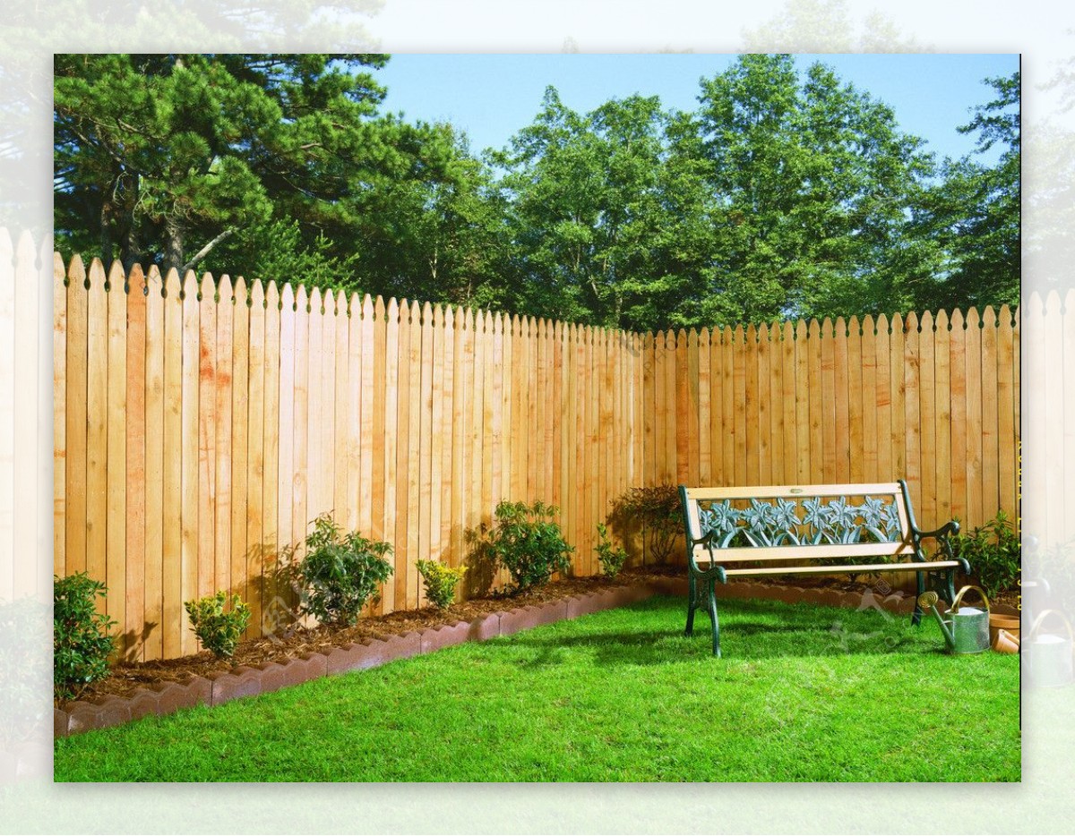 木制围栏图片