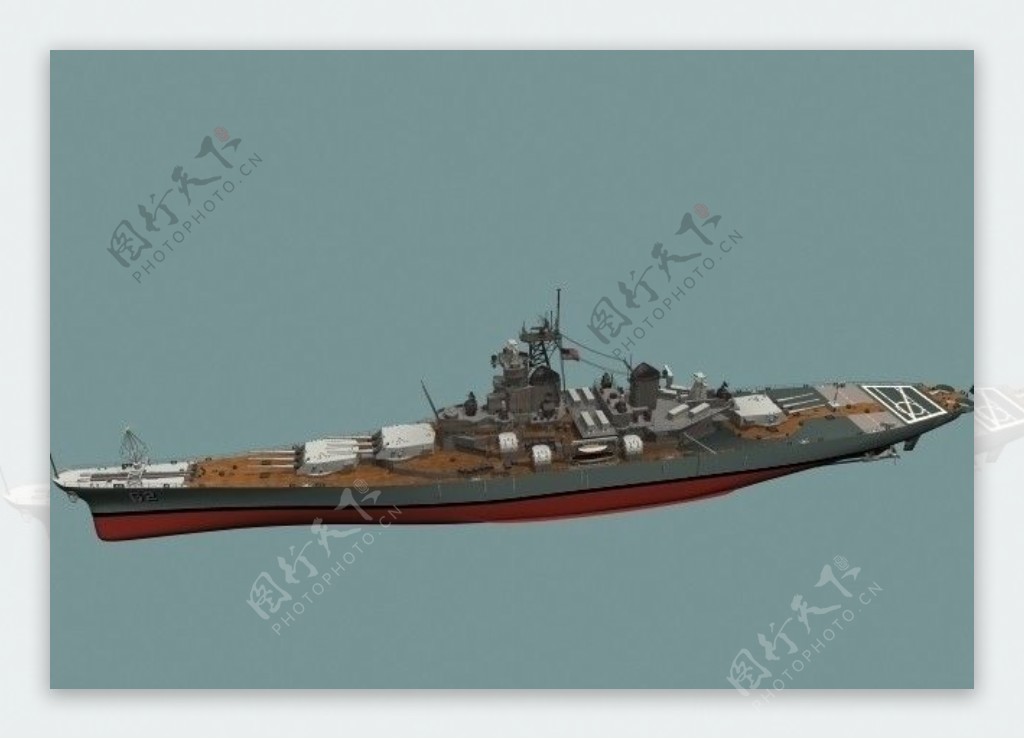 战列舰三维模型图片