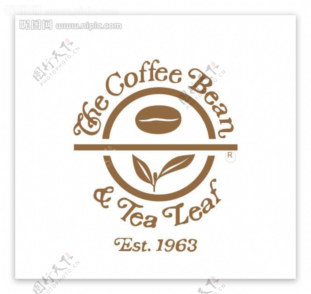 香咖啡矢量logo图片