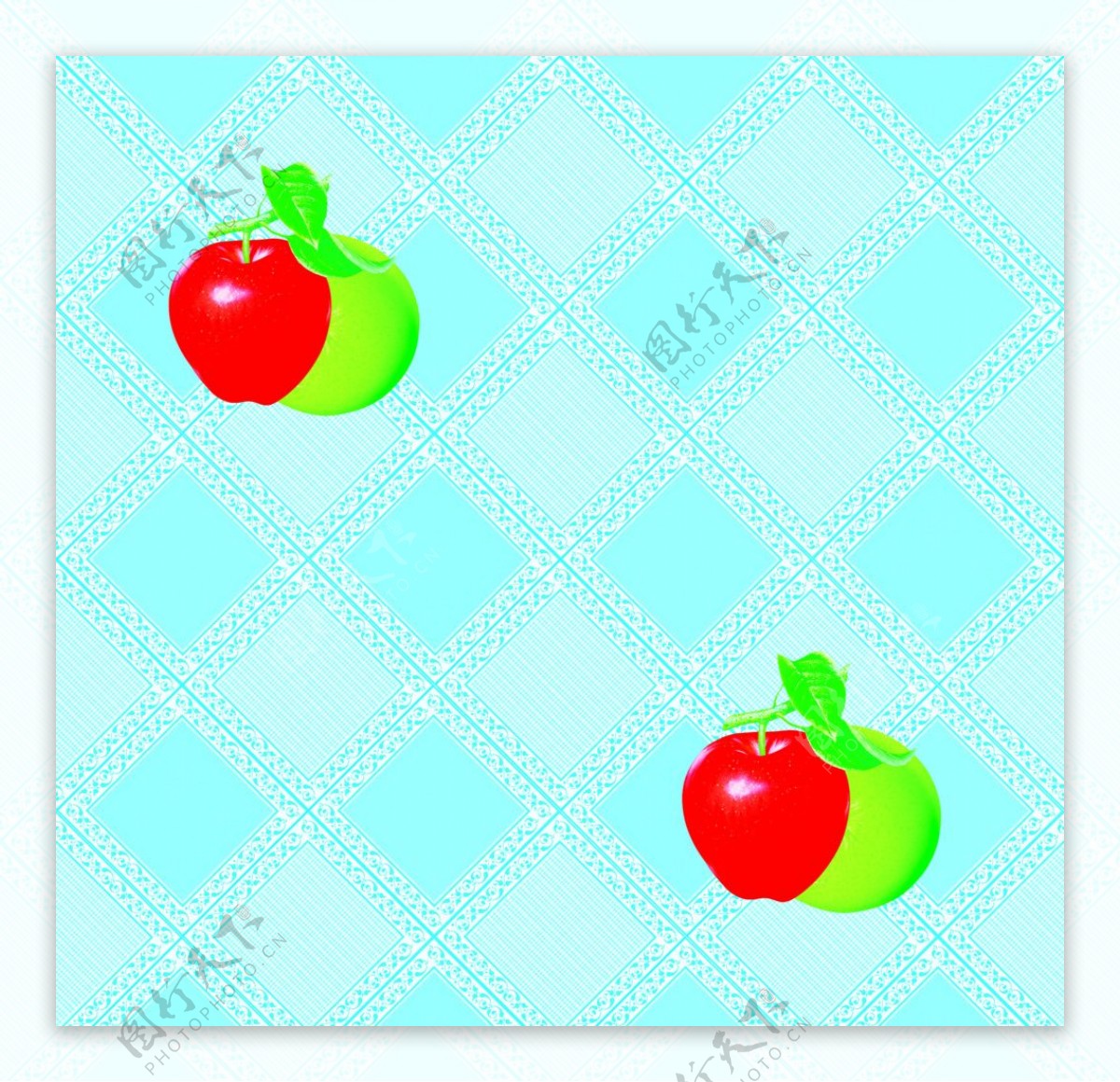 苹果底纹图片