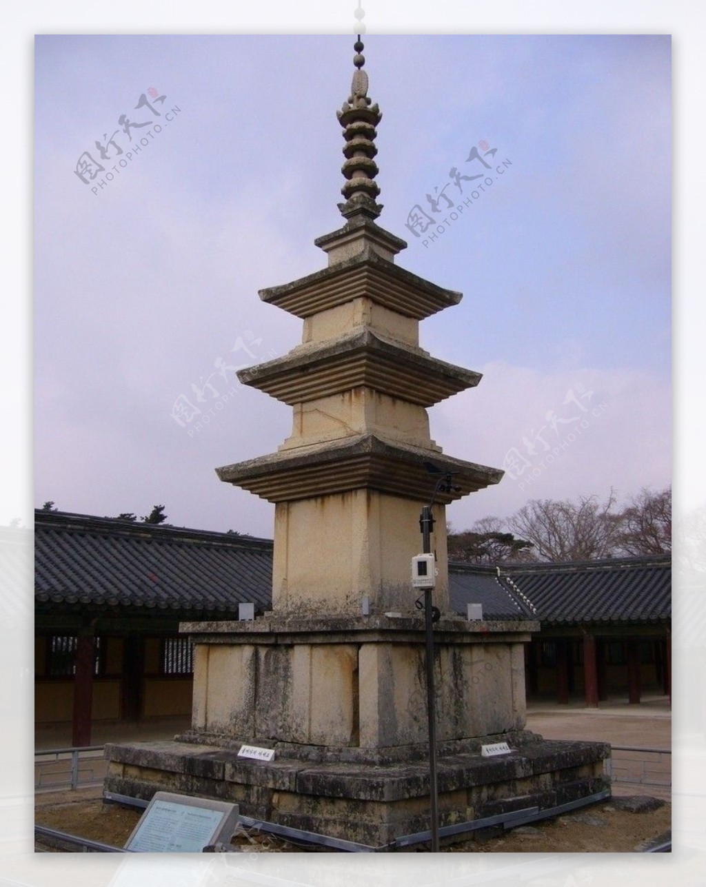 韩国古代石塔图片