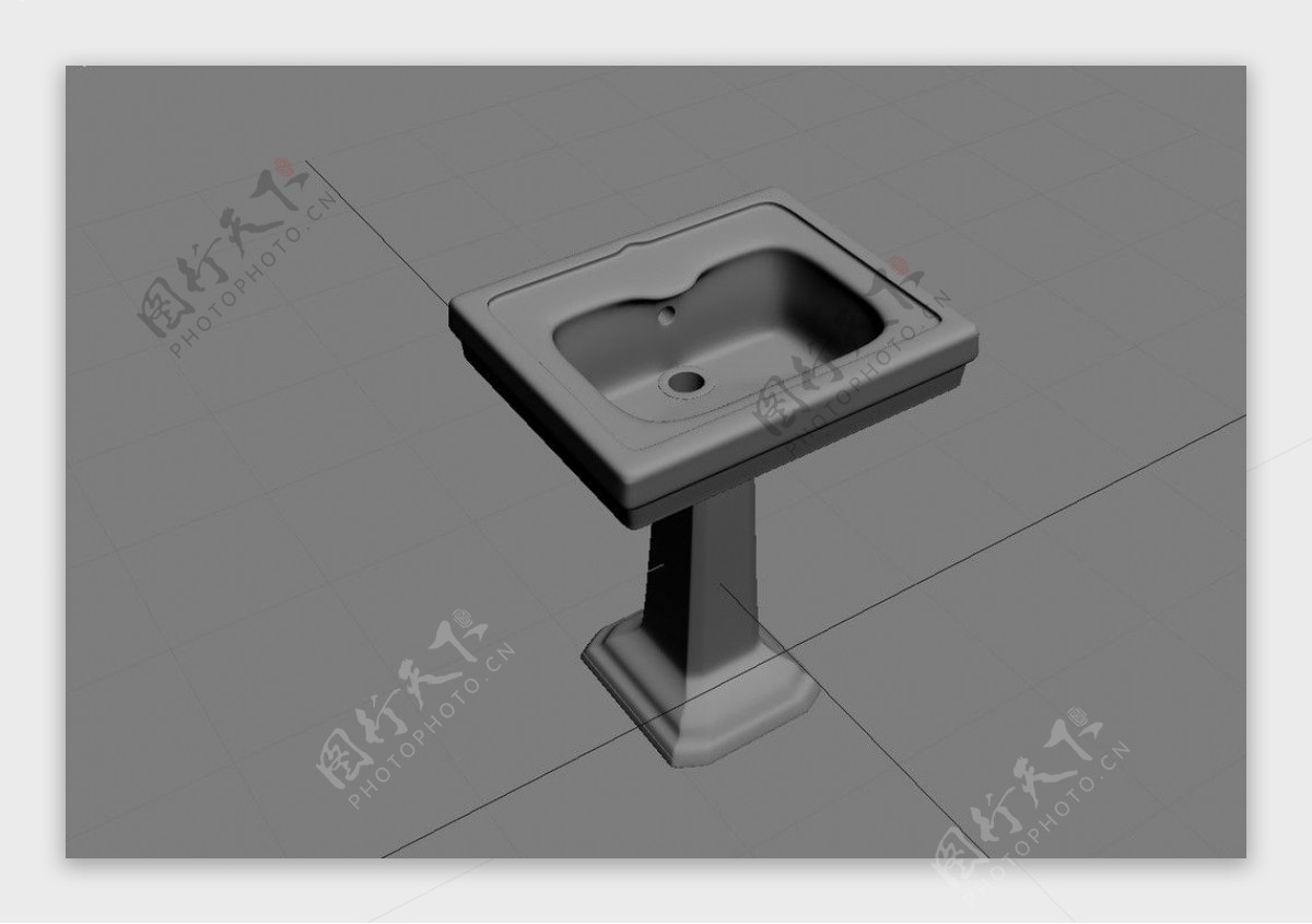 台盆模型图片