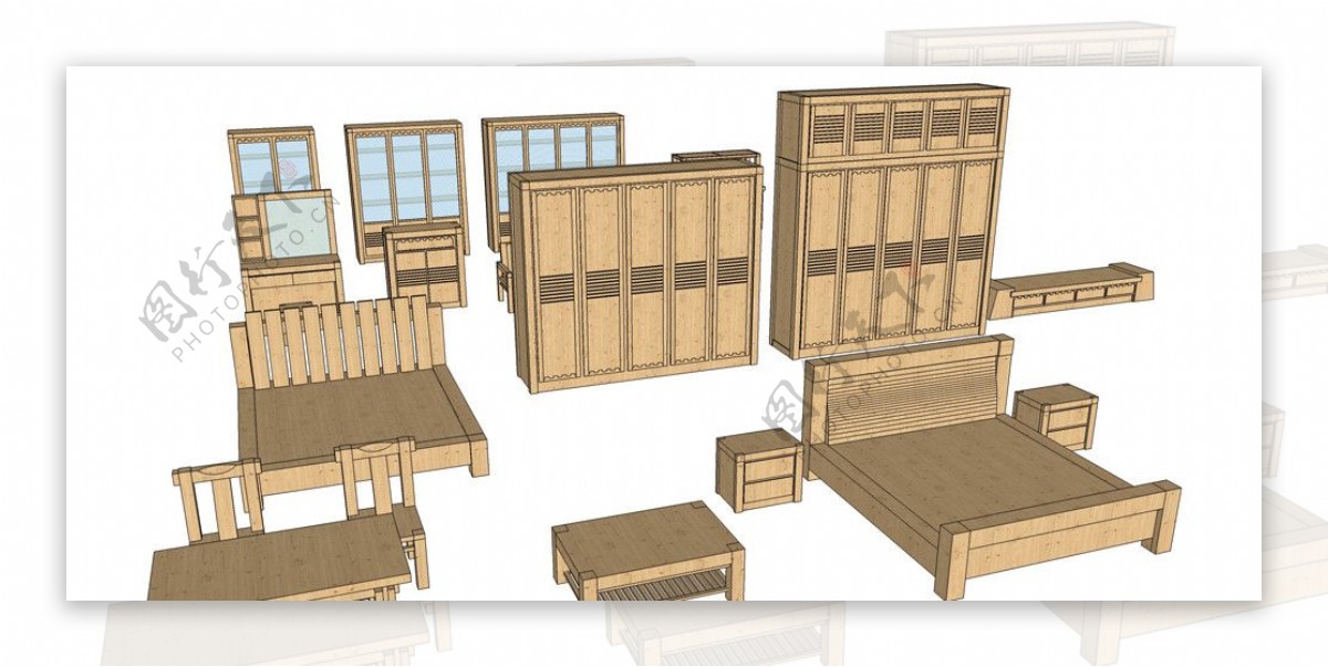 SketchUp实木至尊图片