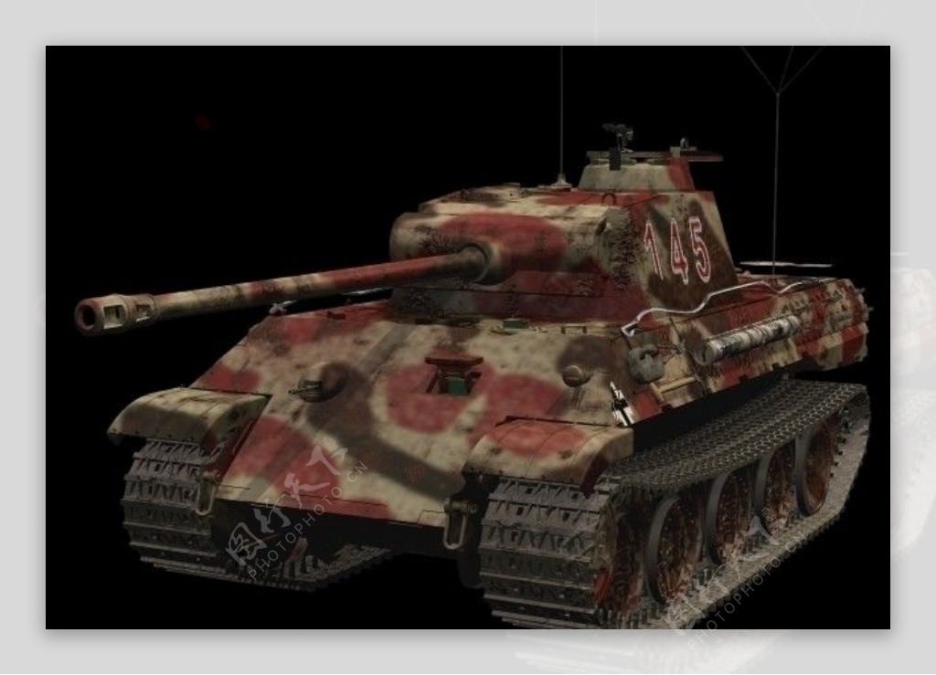 panzerVa坦克三维模型图片