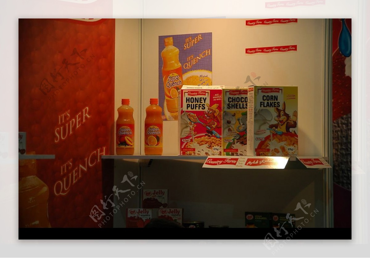 国际食品展展览展厅食品包装图片