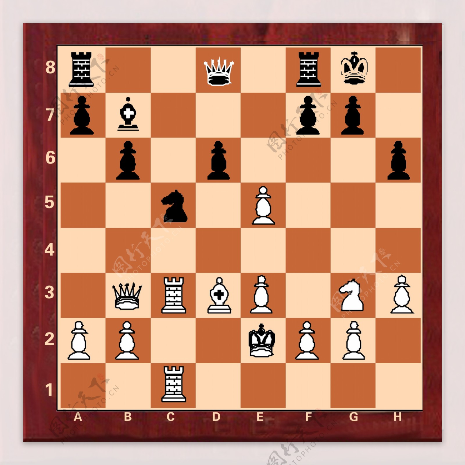 磁性教学国际象棋图片