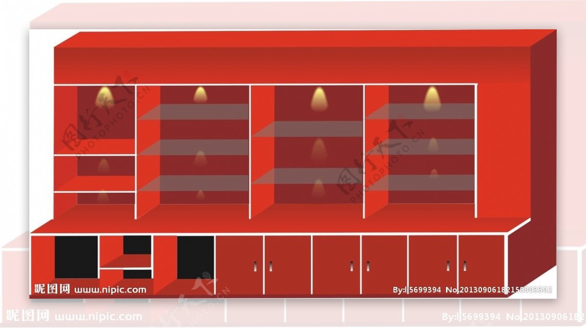 柜子矢量图片