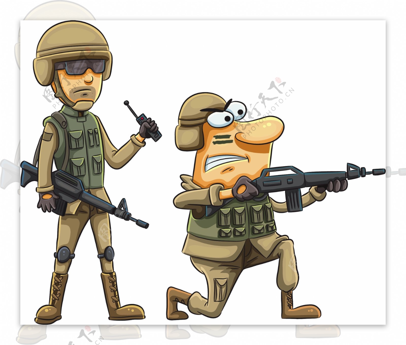 Soldado De Dibujos Animados Pateando Hacia Adelante | imágenes de gráficos png gratis - Lovepik