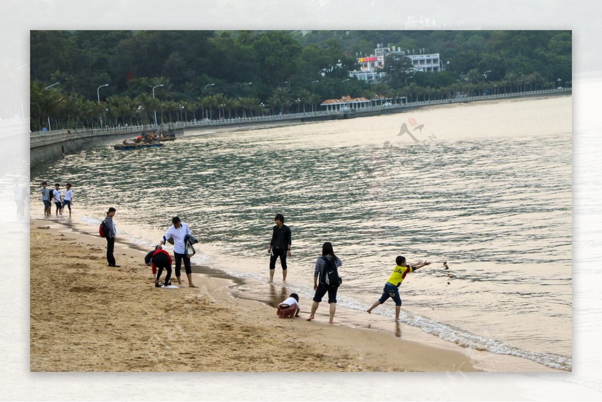 珠海情侣路风光图片