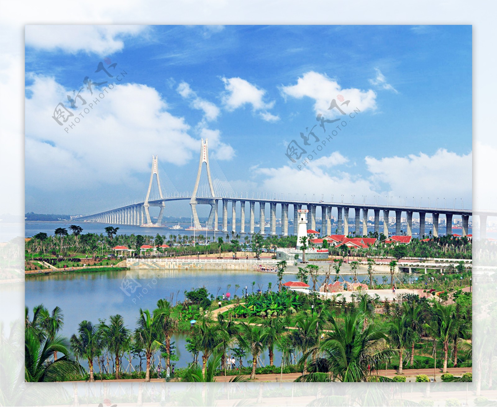 湛江风景海湾大桥图片