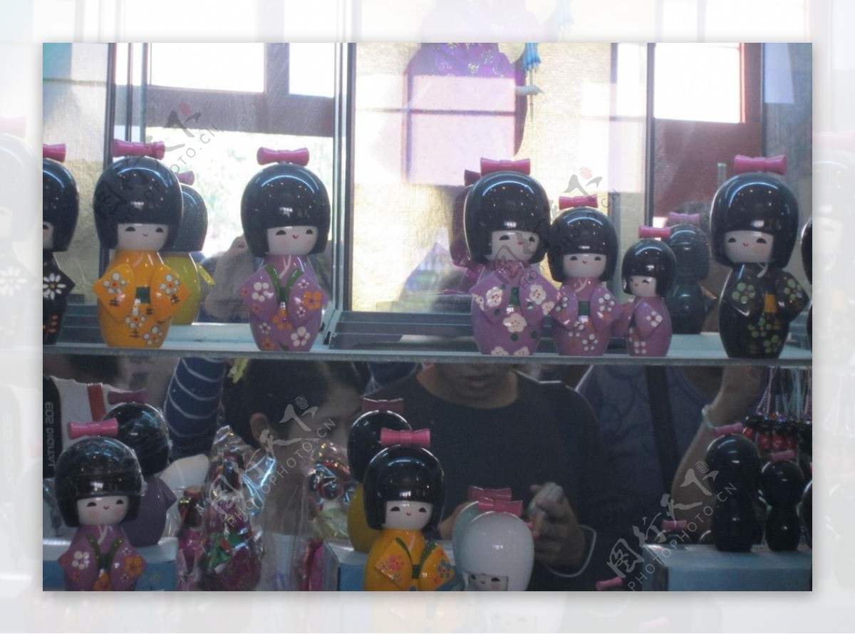 日本木偶娃娃图片