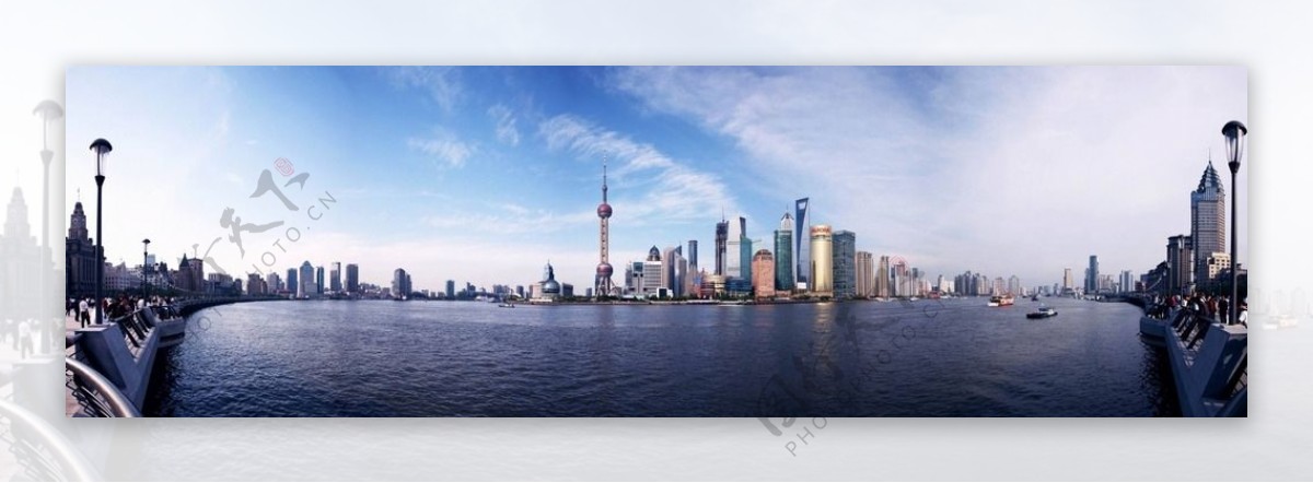 上海浦江两岸美景图片
