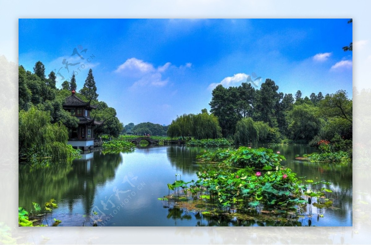 杭州西湖景观图片