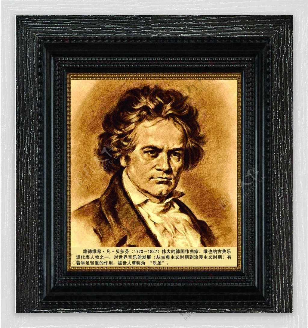 著名音乐家贝多芬图片