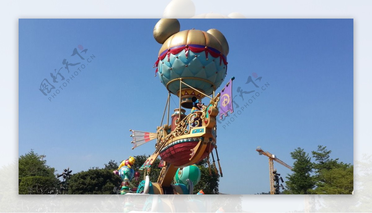 香港迪士尼巡游表演图片