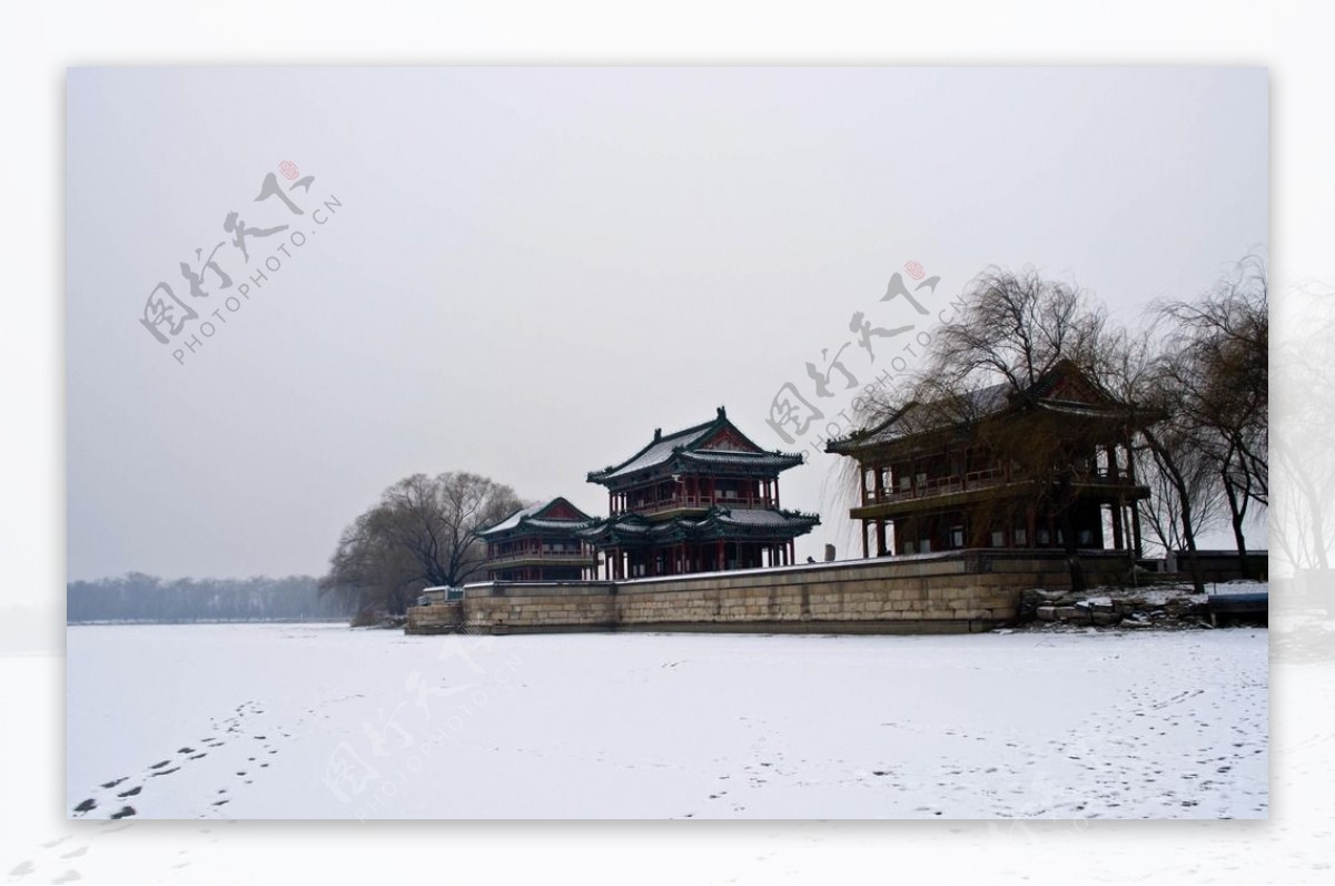 冬雪颐和园图片