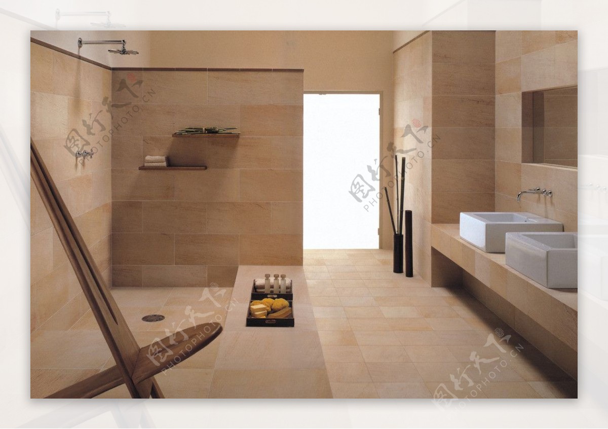 浴室磁砖效果图片