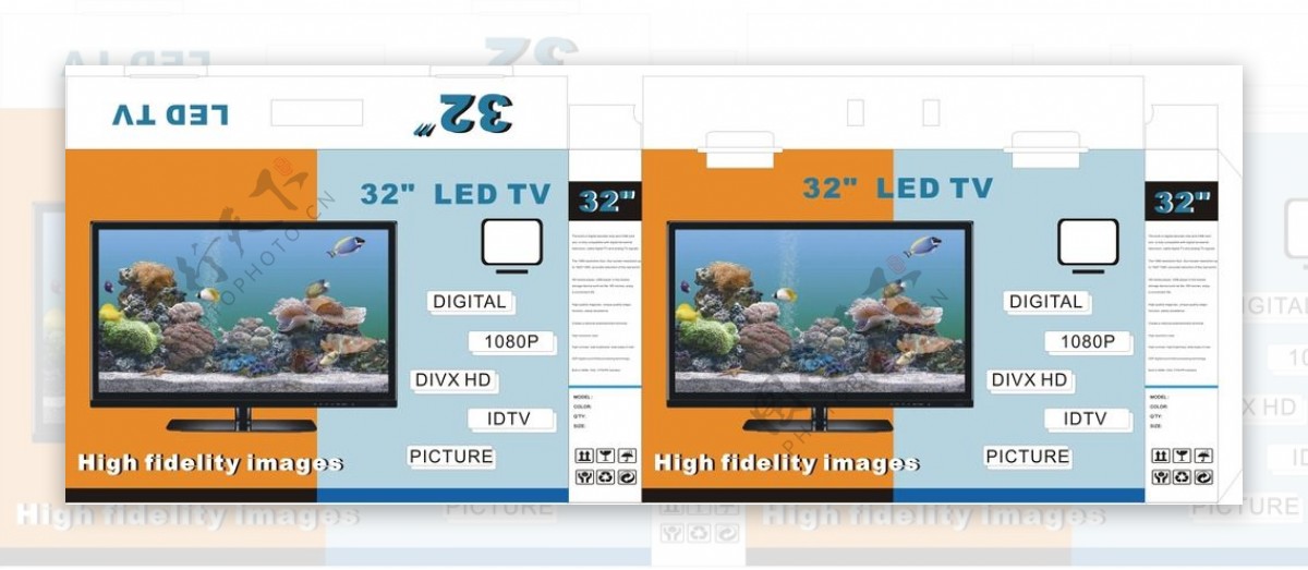 电视机包装盒图片