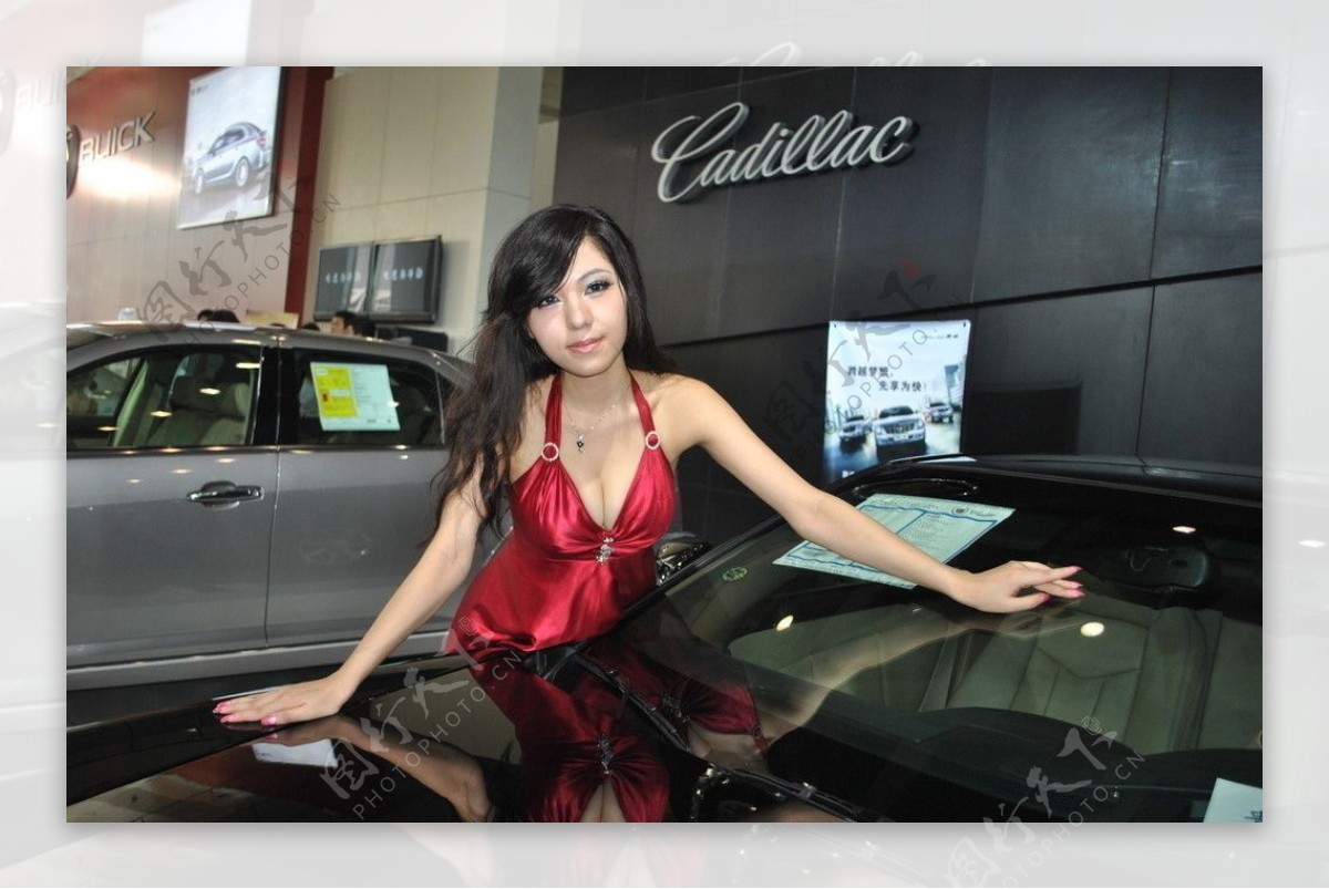 2010年车展性感车模图片