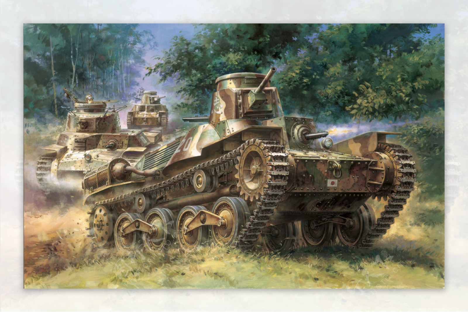 二战日军坦克图片