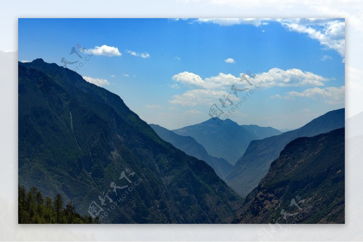 高山峡谷图片