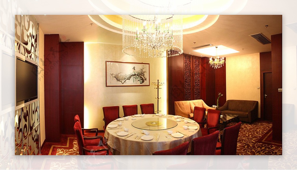 庆华国际大酒店餐厅包房包箱图片