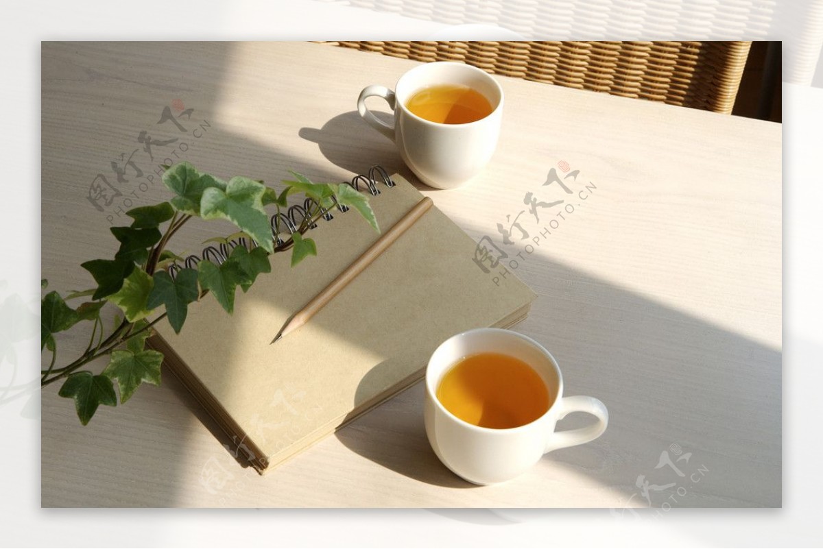 茶水景物摄影图片