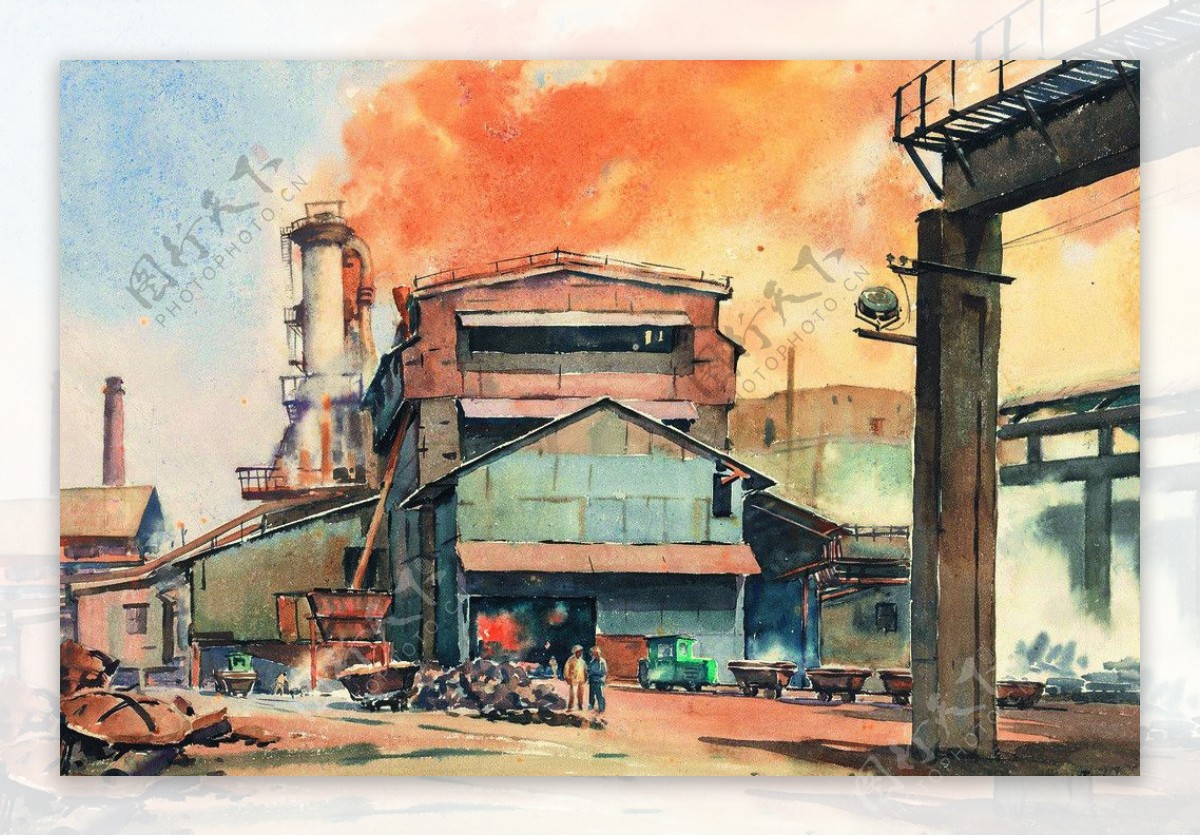 冶炼厂图片