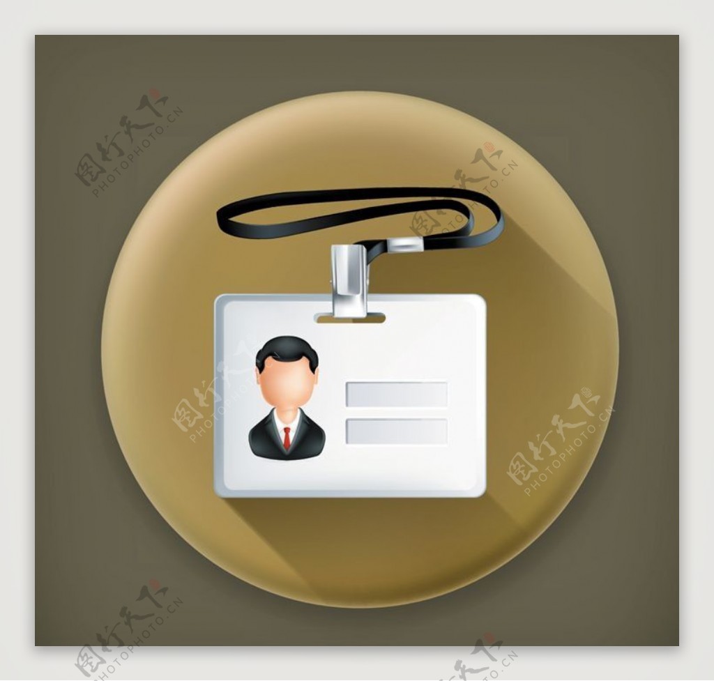 证件卡ICON图标标图片