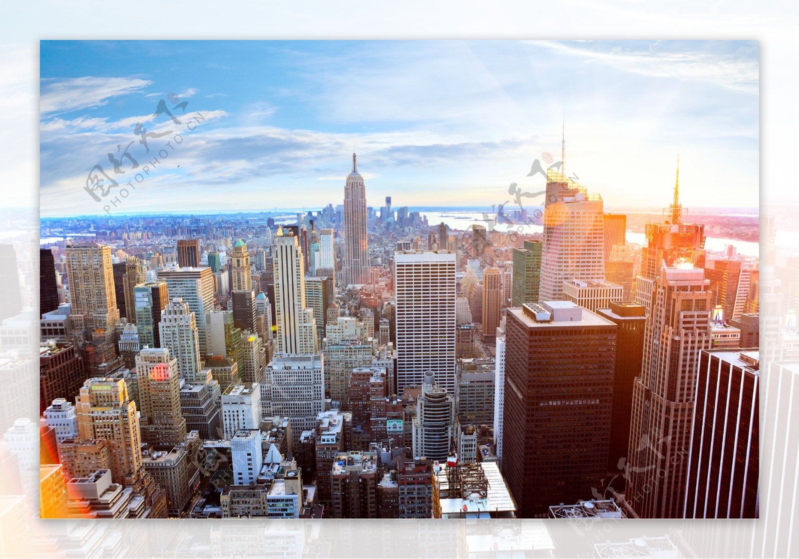 纽约城市建筑群图片