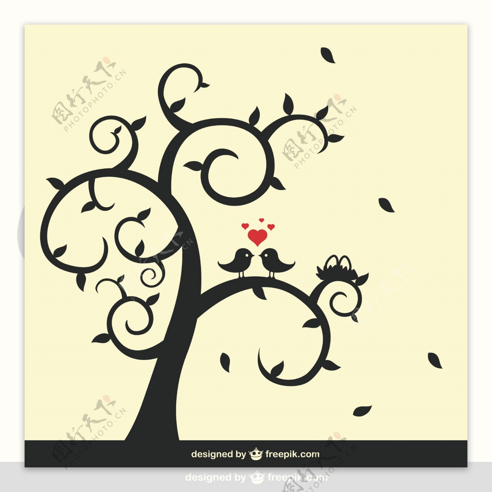 爱情树图片
