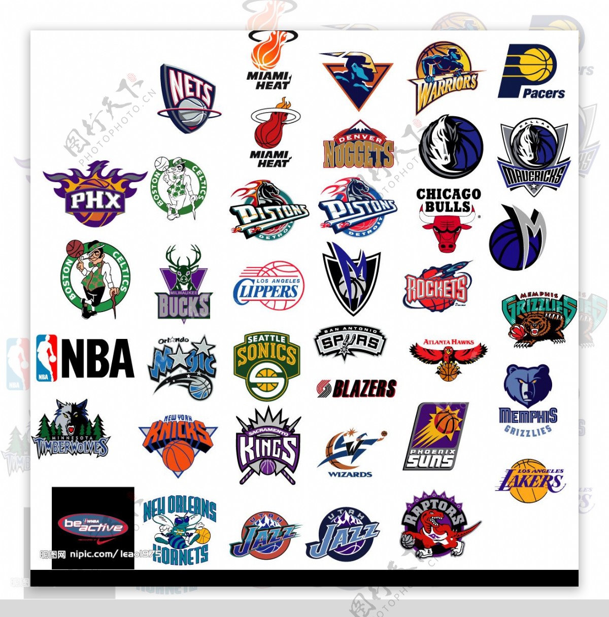 NBA队标图片
