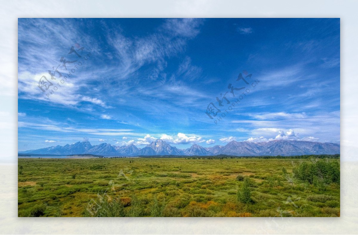 美丽草原景色图片