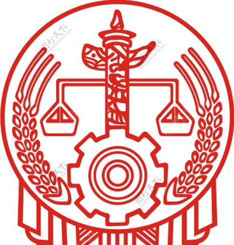 法院徽章图片