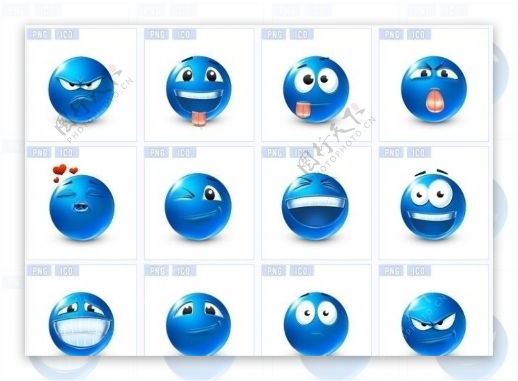 QQ表情个性桌面图标图片