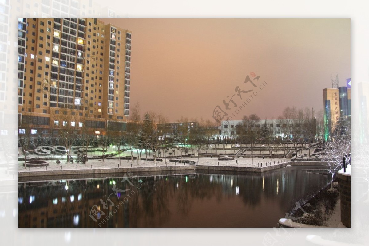 凤台淮河大桥雪景图片素材-编号29457870-图行天下
