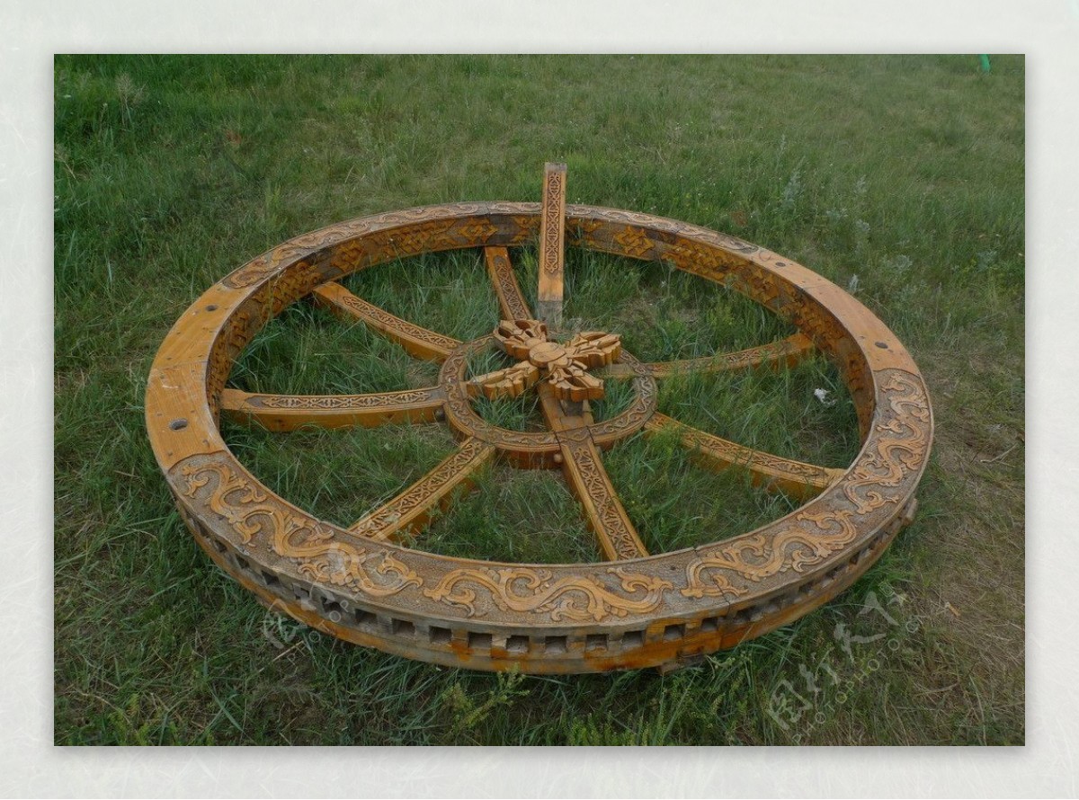 蒙古车轮图片