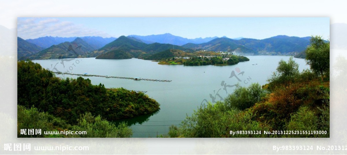 白龙湖风景图片