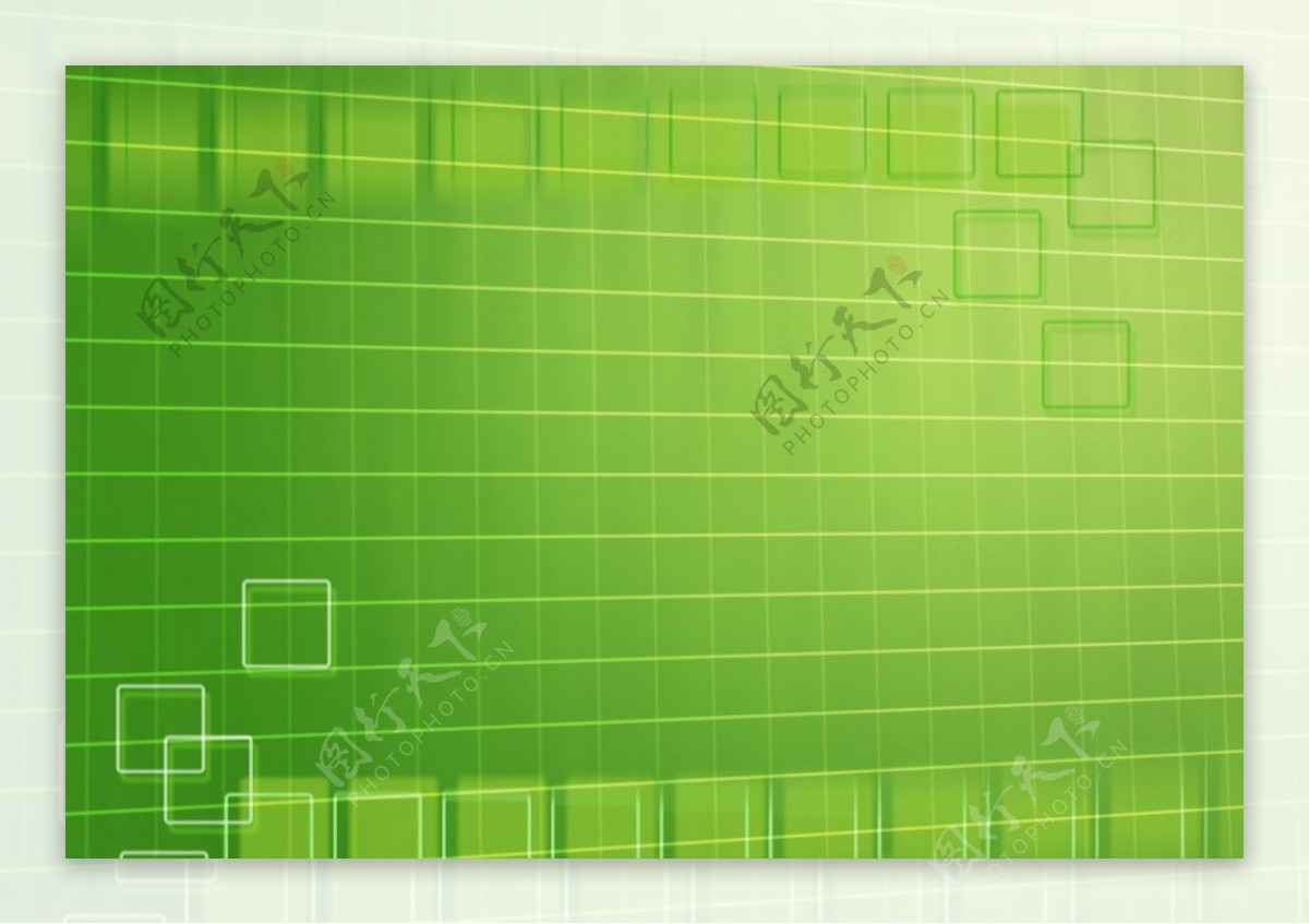 绿色网格科技背景图片