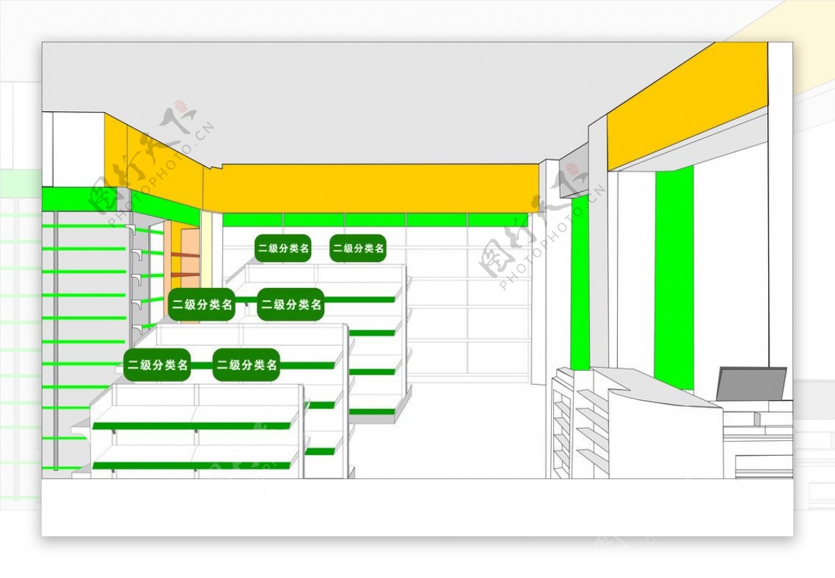 店堂设计图片