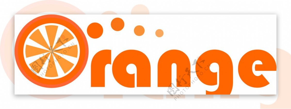 orange字体设计图片