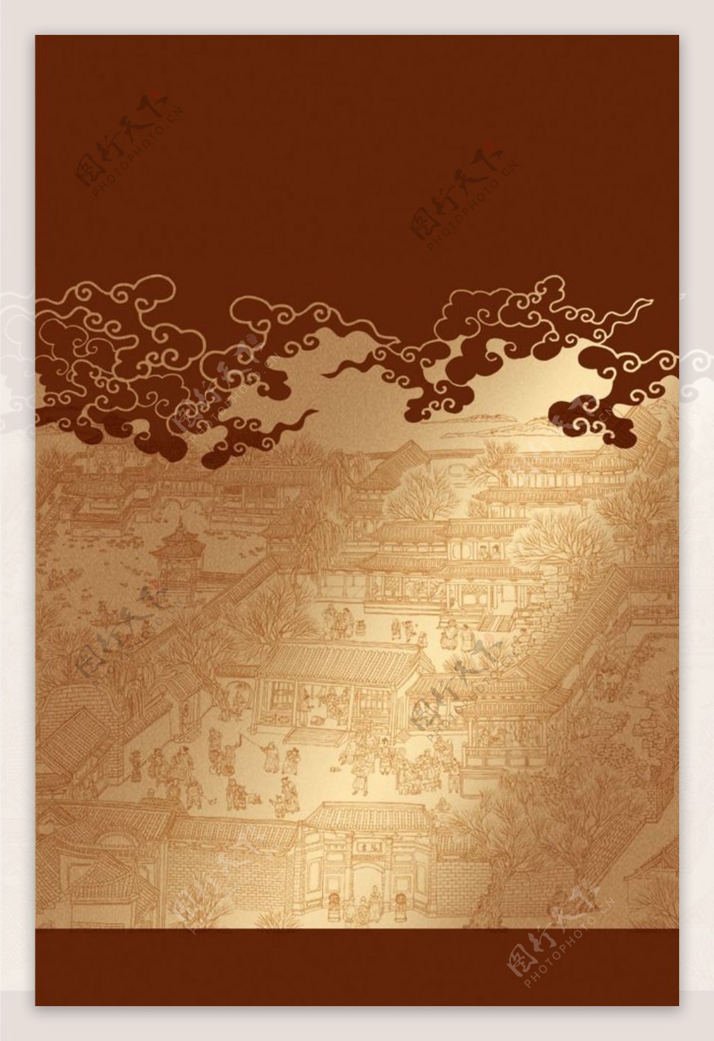 中国风底纹素材图片