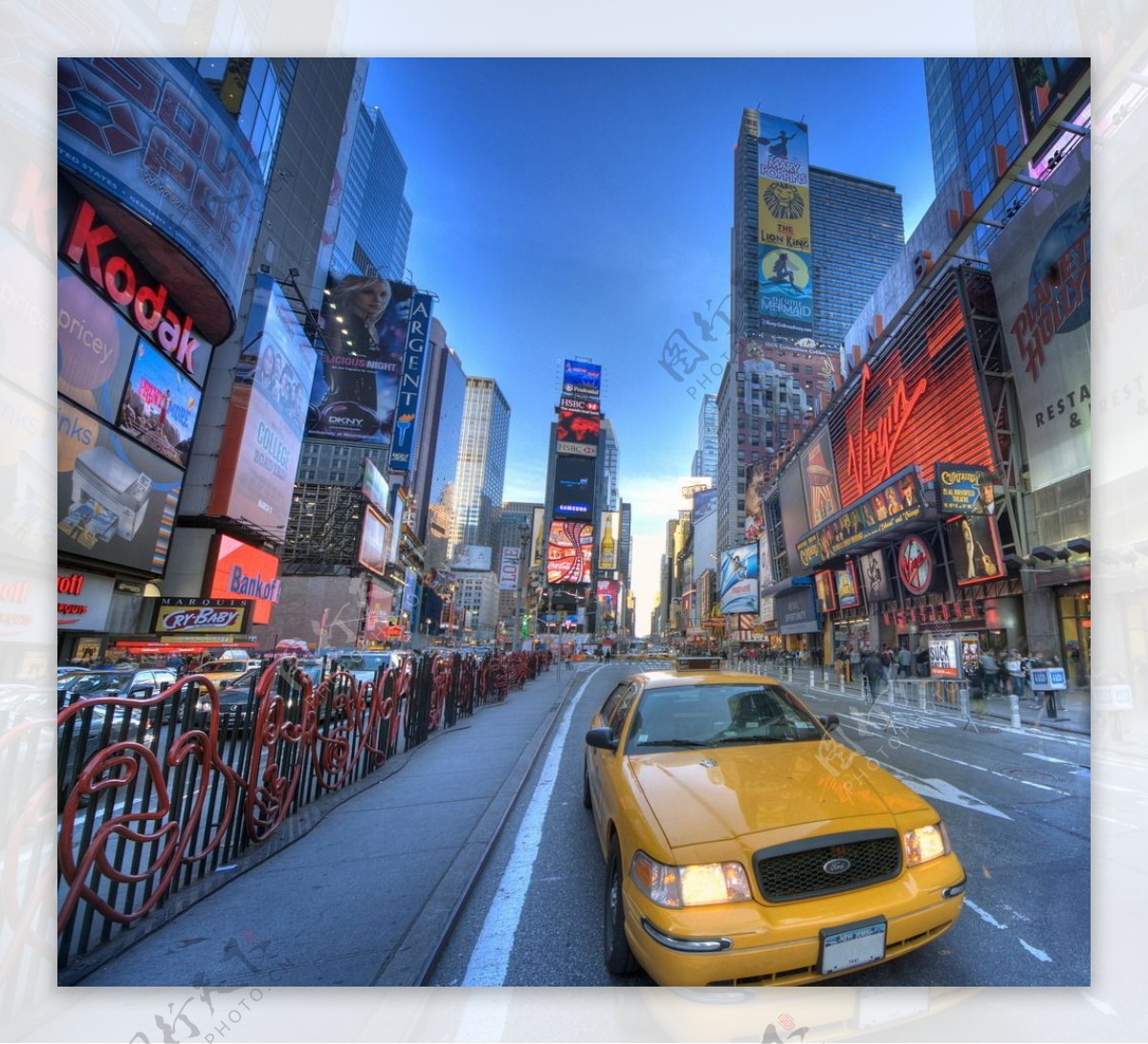 纽约都市出租车图片