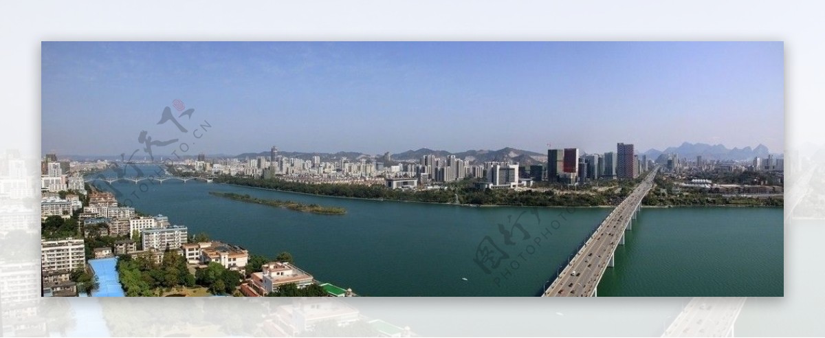柳州市河东新区全景图图片