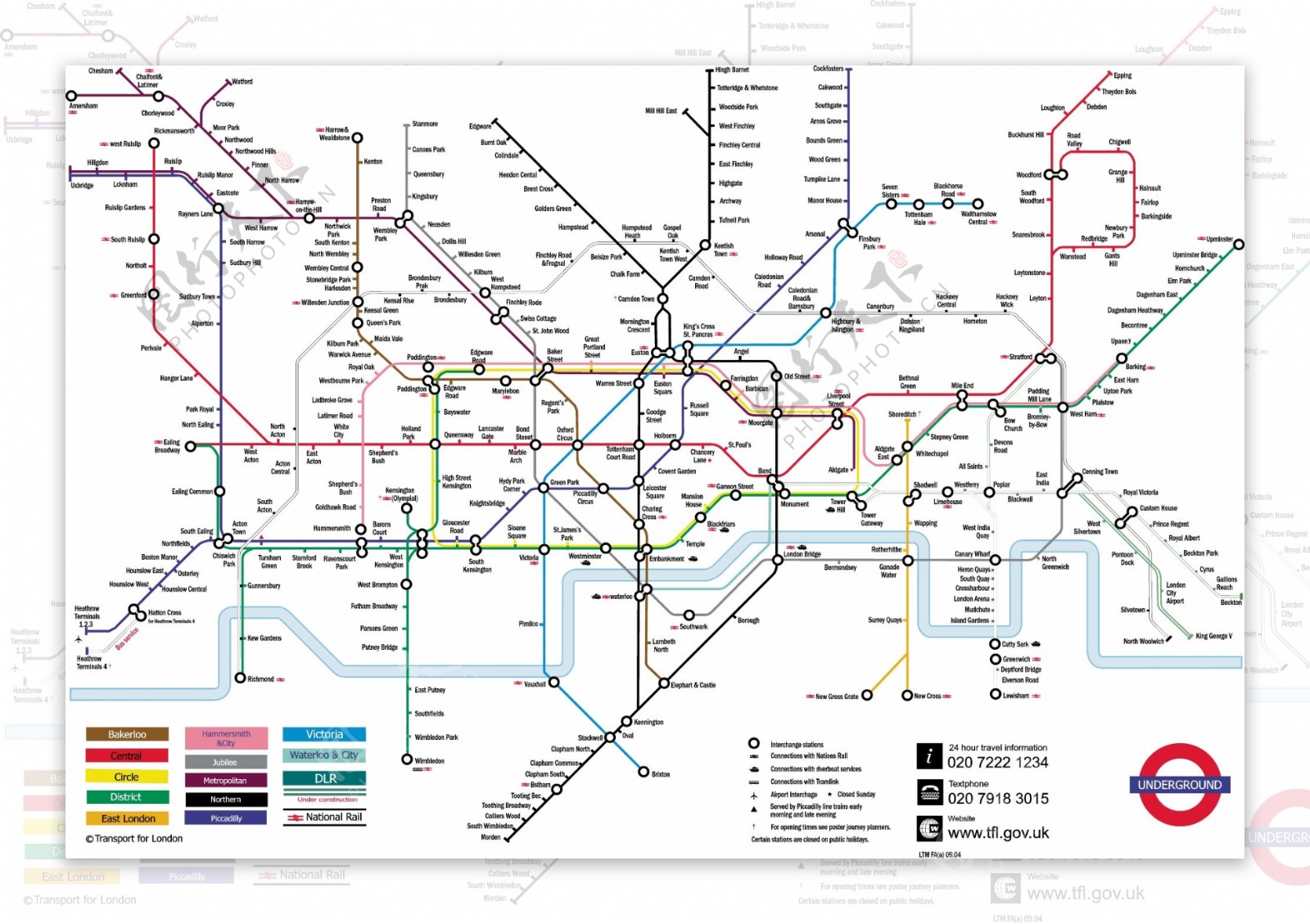 伦敦地铁图片